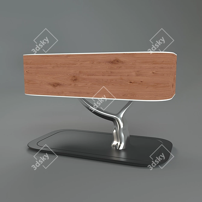 Sleek Artistic Desk Light 3D model image 3