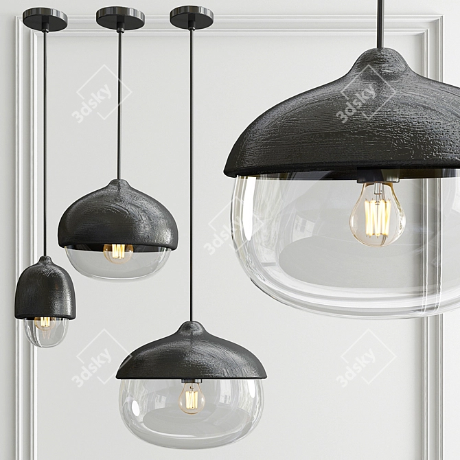 Nordic Terho Pendant Lamp 3D model image 1