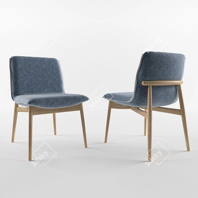  Carl Hansen & Son Embrace Dining Set 3D model image 2