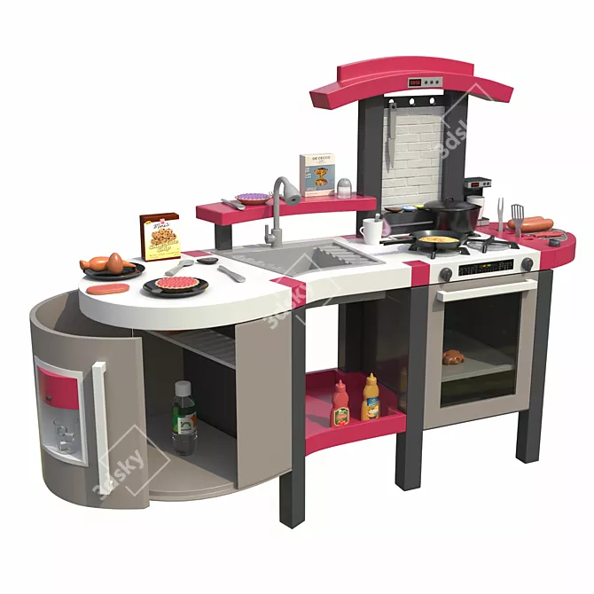 Smoby Tefal Super Chef 3D model image 1