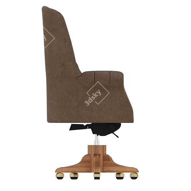 Directory Batoni Armchair 3D model image 2