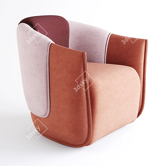 Sleek and Sophisticated: Johanson Norma 1-Seater 3D model image 1