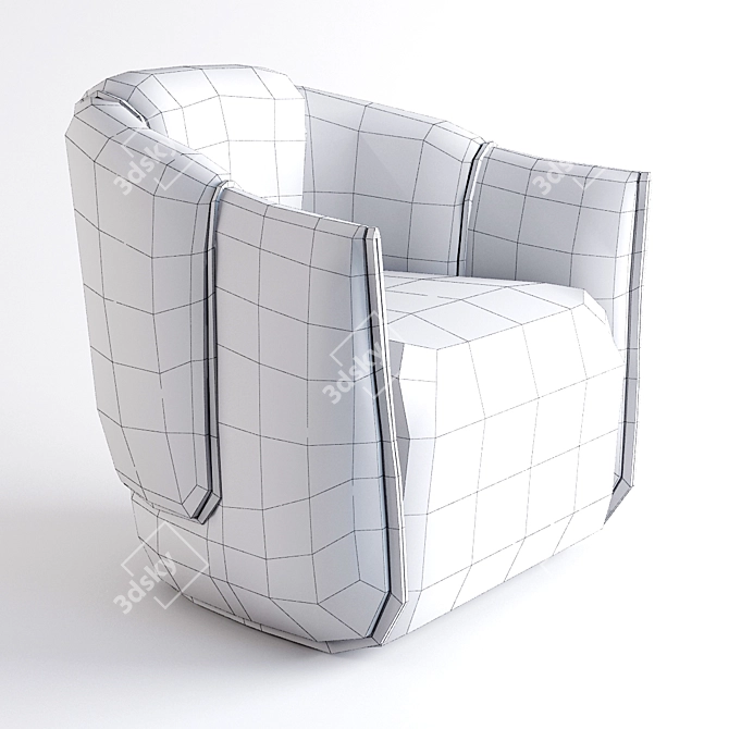 Sleek and Sophisticated: Johanson Norma 1-Seater 3D model image 2