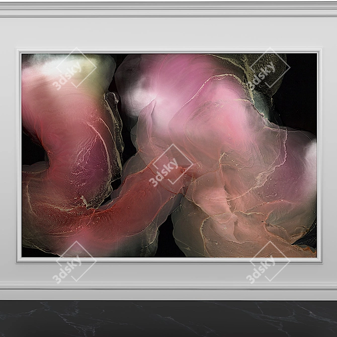 Title: FluidArt FA_15A1 Wall Decor 3D model image 1