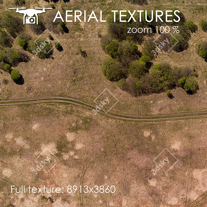 Aerial Texture for Exterior Designs 3D model image 2