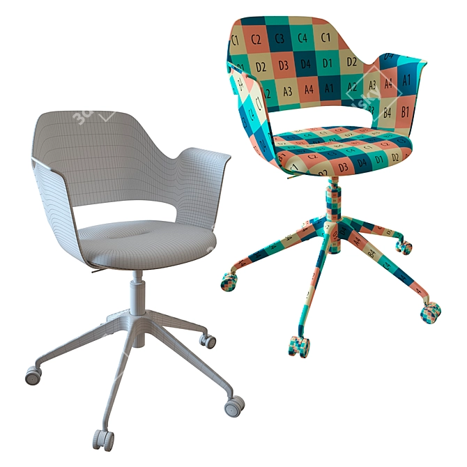 Modern Conference Chair: FELLBERGUET 3D model image 2