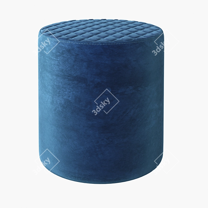 Modern Pouf Ejby: Stylish and Comfy 3D model image 1