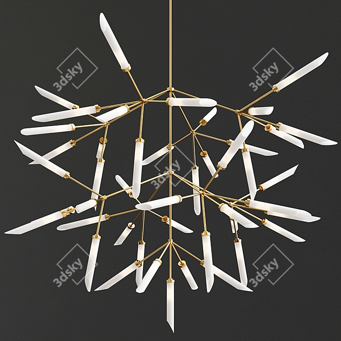 Exclusive Chandelier Collection: Elegant Lighting Designs 3D model image 3