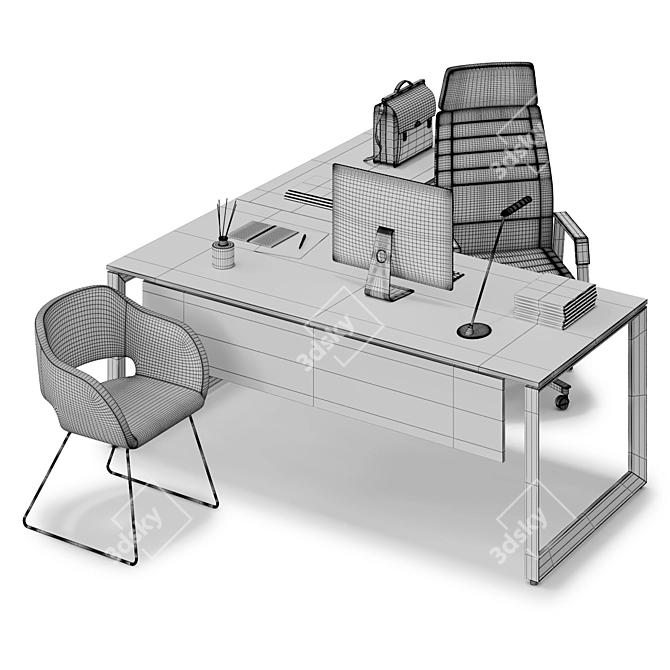 LAS 5th Element: Ultimate Office Workspace 3D model image 3