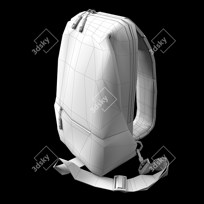 Mi City Sling Bag - Stylish and Lightweight 3D model image 2