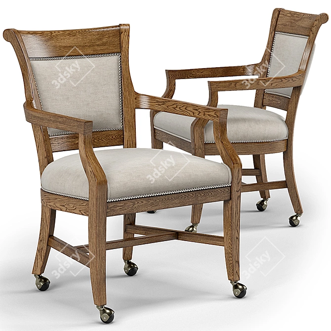 Veranda Game Chair: Sleek and Stylish Seating Solution 3D model image 1