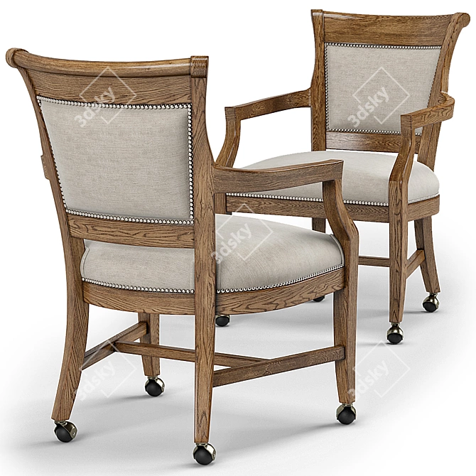 Veranda Game Chair: Sleek and Stylish Seating Solution 3D model image 2