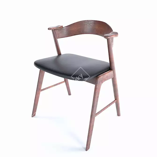 Danish Midcentury Armchair - Kai Kristiansen Design 3D model image 1