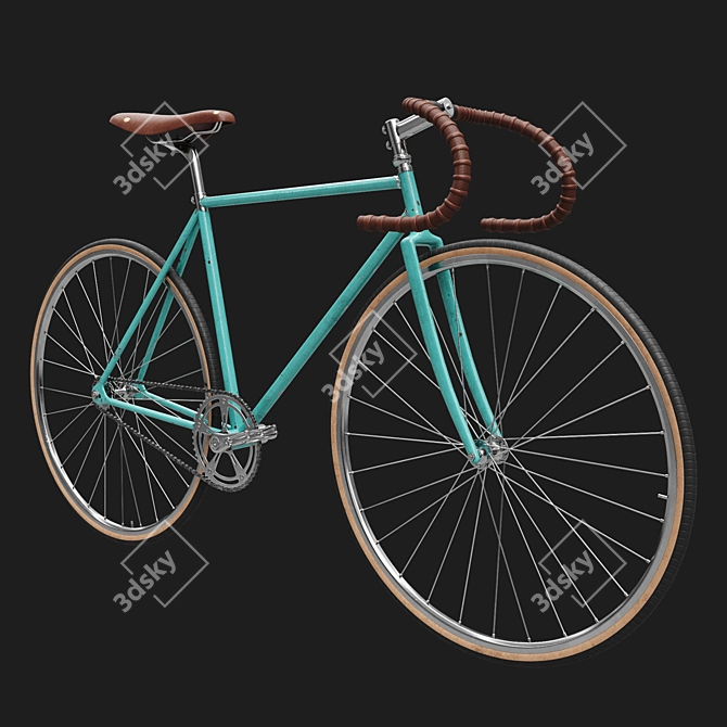 Jesse's Classic Pista Bike 3D model image 1