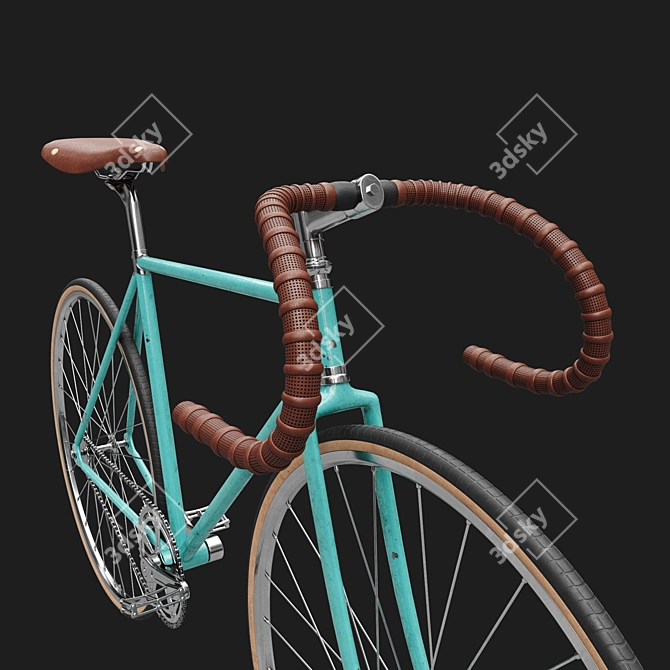 Jesse's Classic Pista Bike 3D model image 2