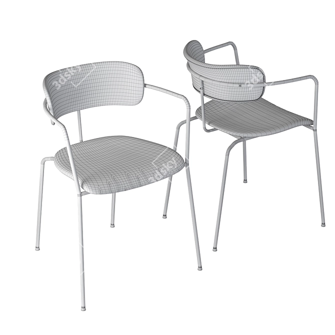  Jysk Spider Chair: Stylish and Comfortable 3D model image 3