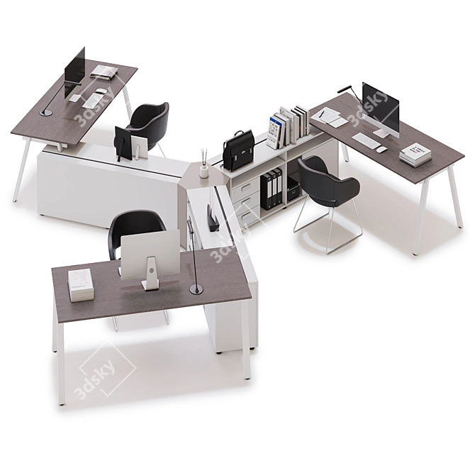LAS 5th Element v19: Ultimate Office Workspace 3D model image 1