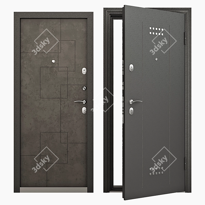 Torex Delta-100 DL-2 Entrance Door 3D model image 1