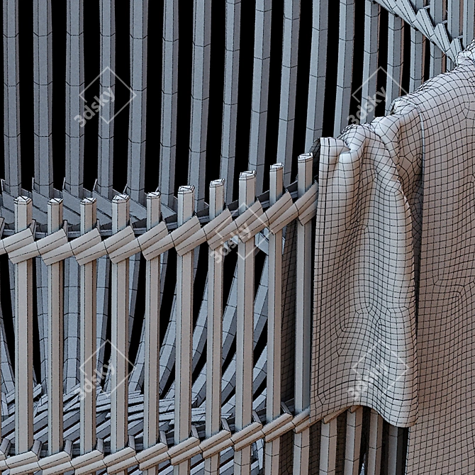 Stylish Palos Basket for Chic Home Decor 3D model image 3