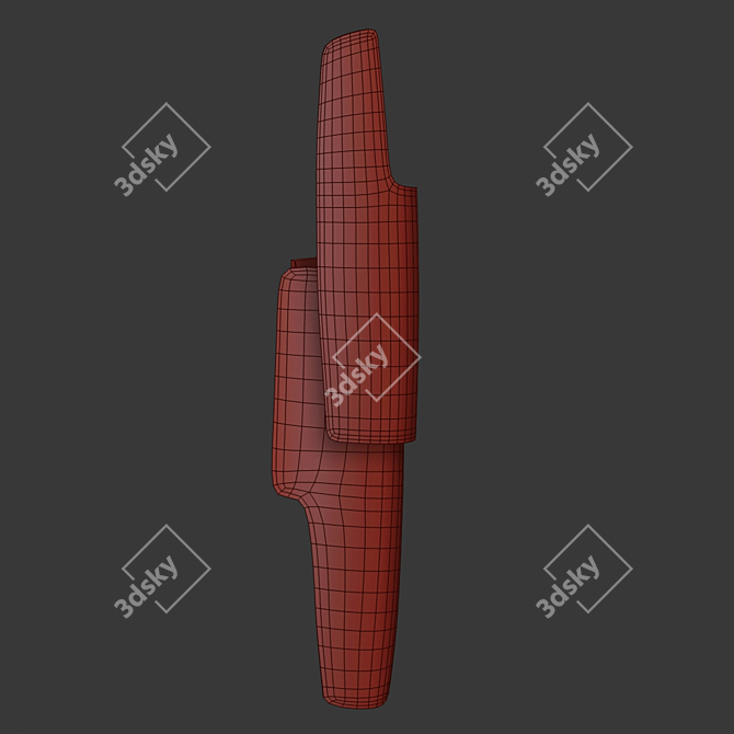 Subtle Light Elegance: Neolith Wall 3D model image 2