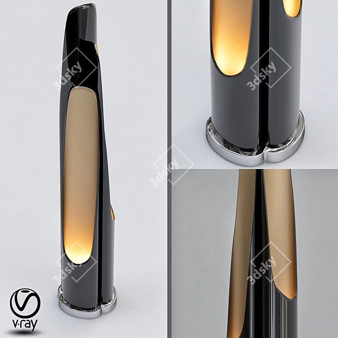 Elegance Illuminated: Delighfull Table Lamp 3D model image 1