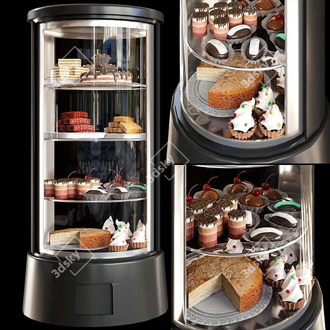 Title: Sweet Indulgence Fridge 3D model image 1