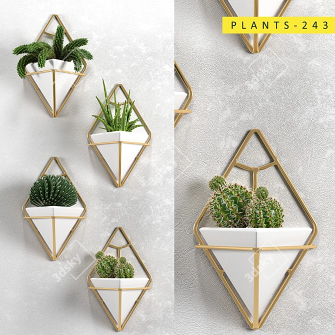 Lush Greenery Collection: 243 Plants 3D model image 1