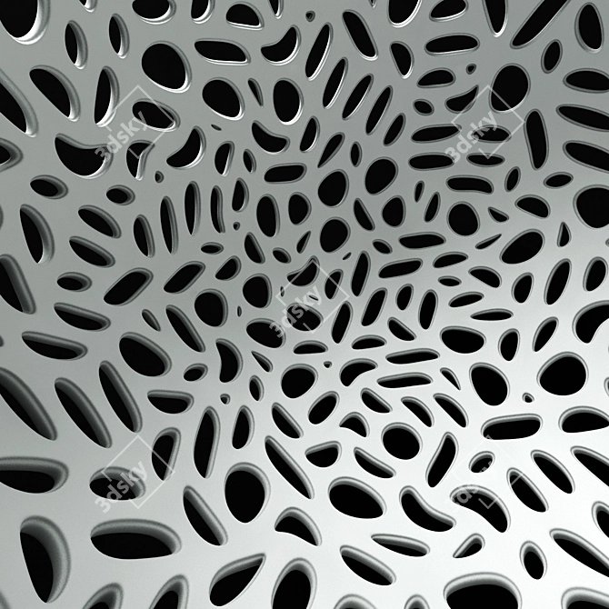 Bionic Spherical Decor 3D model image 2