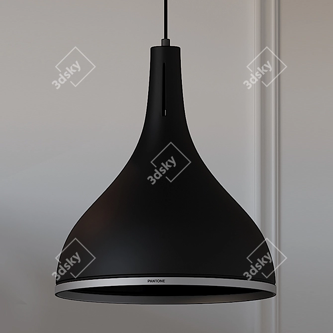 Modern Pendant Lights: NUEVO Euclid, Feiss, & Pantone 3D model image 2