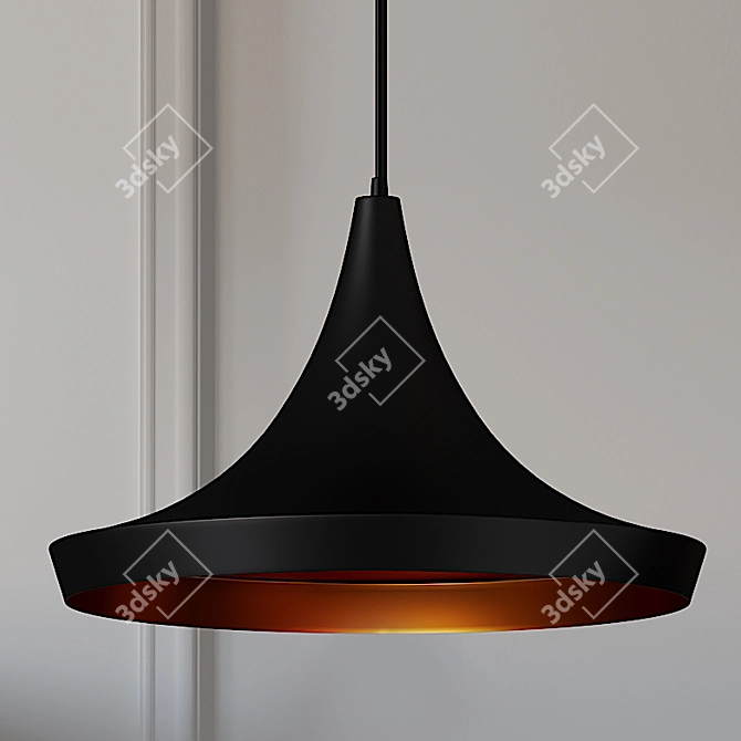 Modern Pendant Lights: NUEVO Euclid, Feiss, & Pantone 3D model image 3