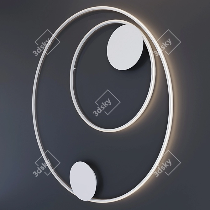 Elegant Fabbian Olymp Wall and Ceiling Lamp 3D model image 2