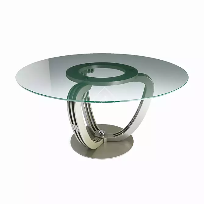 Caroti Helix115 Round Table: Timeless Elegance and Functionality 3D model image 1