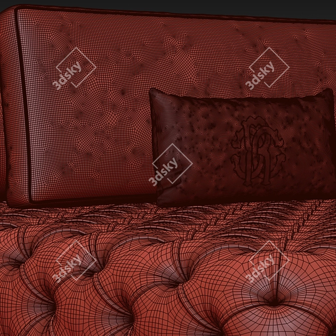 Luxurious Cavalli Darlington2 Sofa: Ultimate Comfort and Elegance 3D model image 3