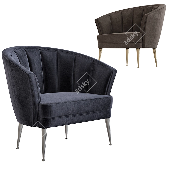 Luxury Upholstery by BRABBU 3D model image 1