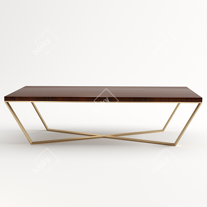 Elegant FRATO Johannesburg Table 3D model image 1