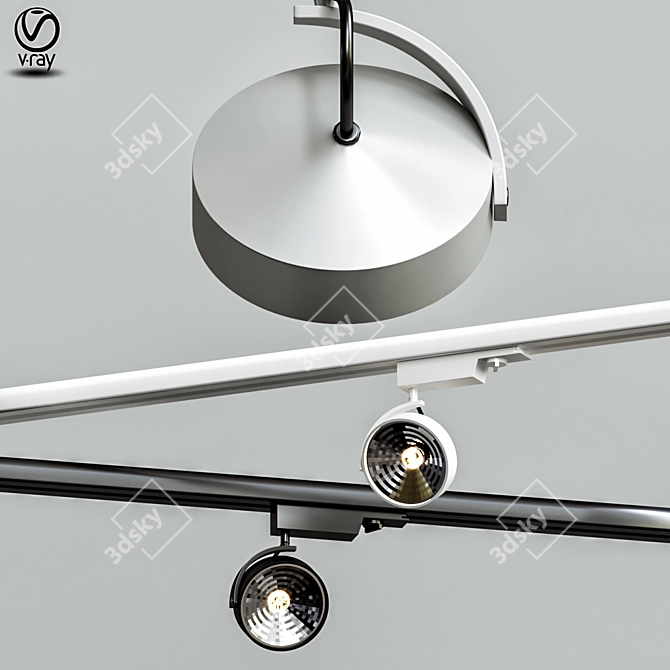 CENTRSVET_33 Technical Lighting 3D model image 1