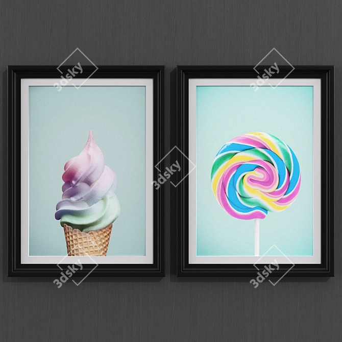 Modern Style Art Collection #216 3D model image 2