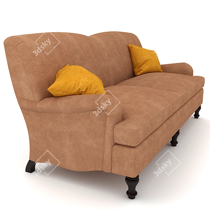 Modern Comfort: Culver Sofa 3D model image 2
