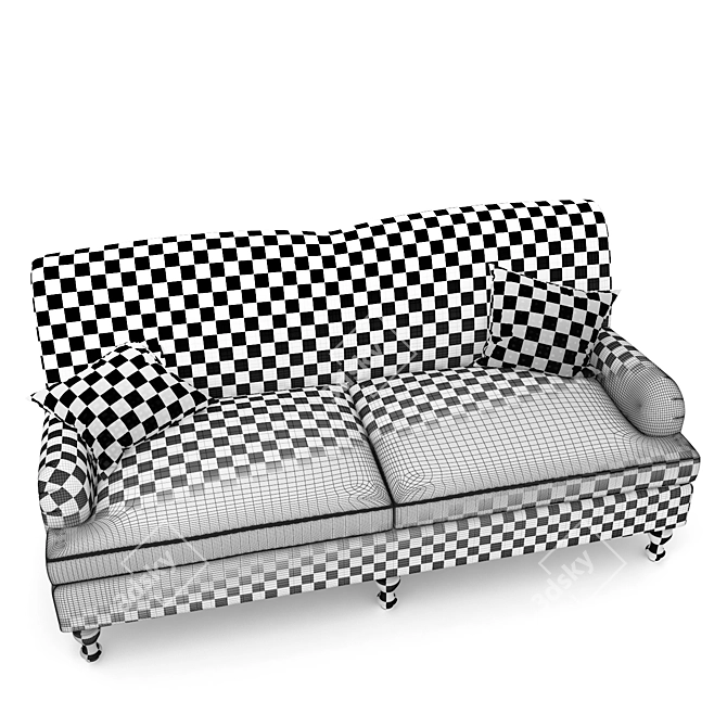 Modern Comfort: Culver Sofa 3D model image 3