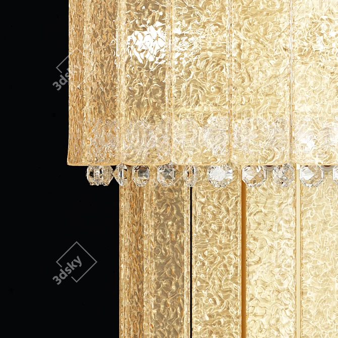 Masiero Glass Atelier Pendant Light 3D model image 2