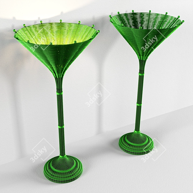 Kon Tiki Eichholtz Table Lamp 3D model image 3
