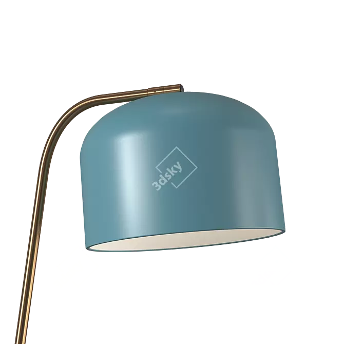 Elegant Pernille Floor Lamp 3D model image 3