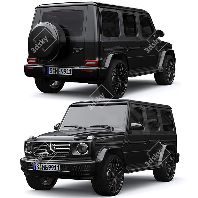 Ultimate Luxury: Mercedes G63 AMG 3D model image 1