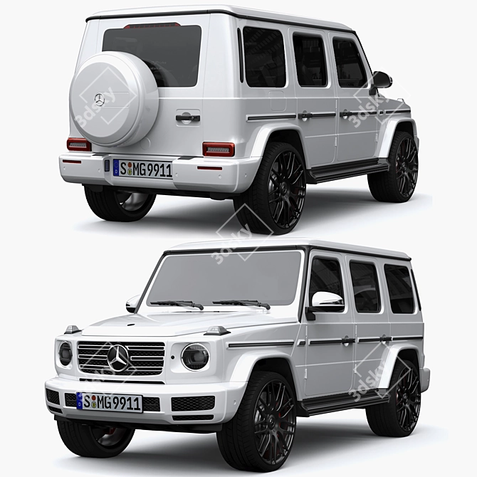 Ultimate Luxury: Mercedes G63 AMG 3D model image 2