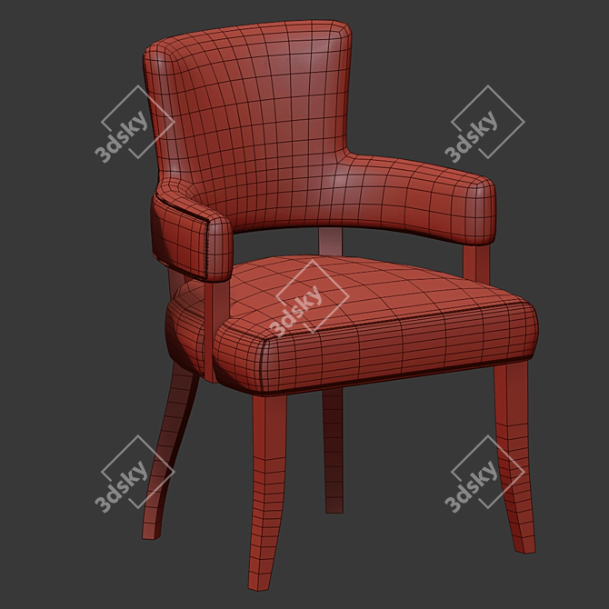 Elegant Versmissen Mimi Chair 3D model image 3