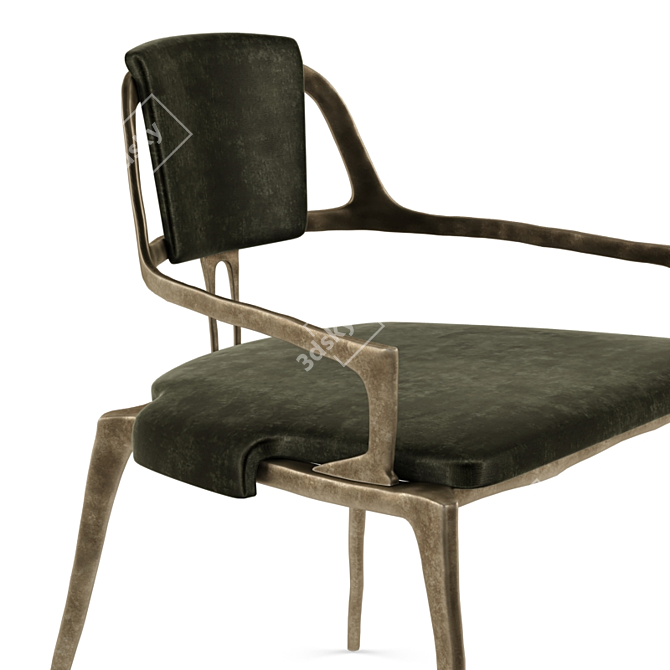 Modern Kintla Chair - Caste Design 3D model image 2