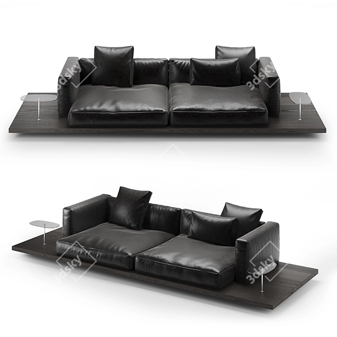 Modern Dock Sofa: Stylish Comfort 3D model image 1