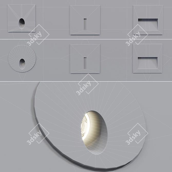 Modern Step Light Collection - Centrsvet 3D model image 3