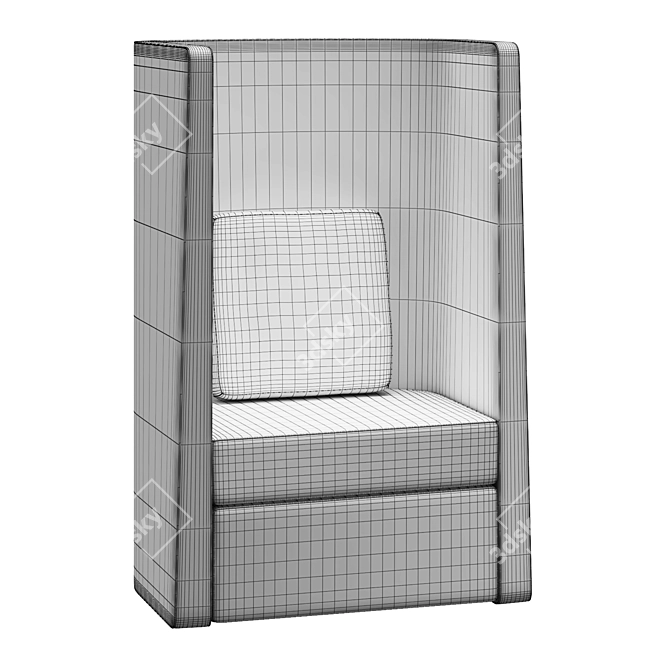 Elevate Your Space: Herman Miller Busby Chair 3D model image 3