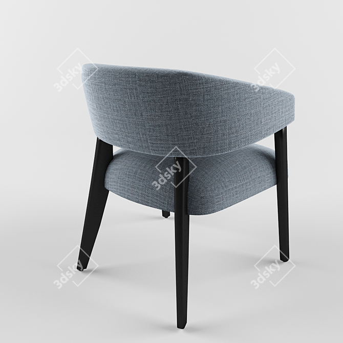 Etta Armchair: Modern Elegance for Any Space 3D model image 2